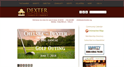 Desktop Screenshot of dexterchamber.org