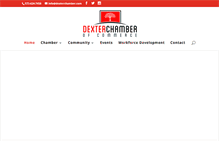 Tablet Screenshot of dexterchamber.com